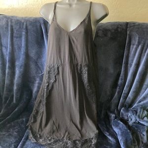 Free people intimates Black XSmall chemise slip